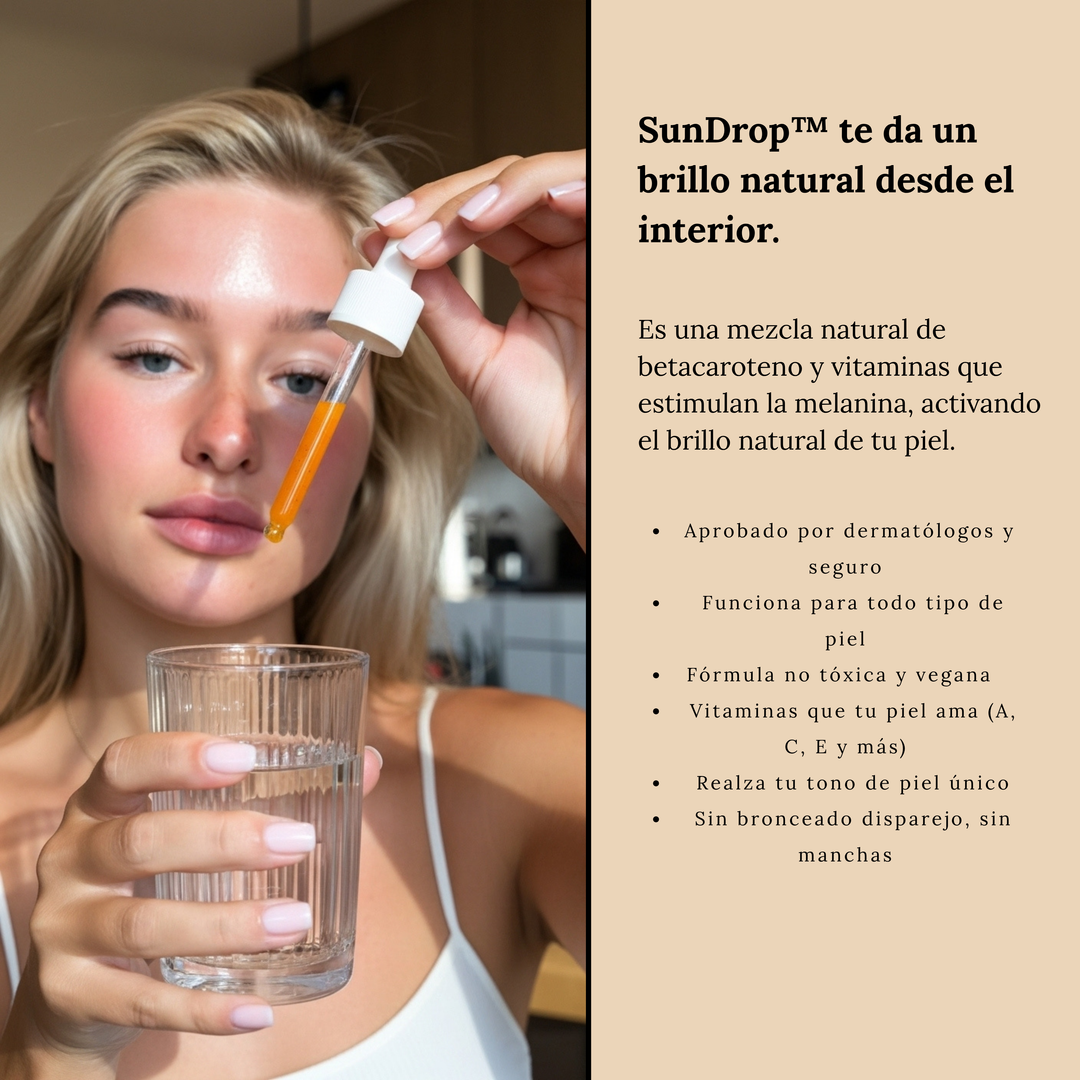 SunDrops™ - Gotas Bronceadoras Bebibles