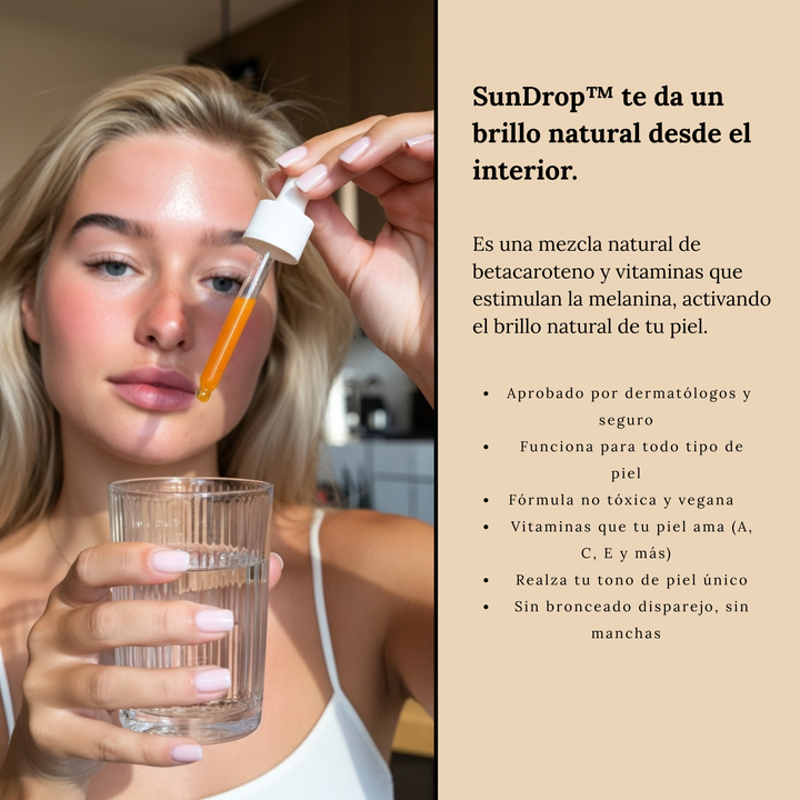 SunDrops™ - Gotas Bronceadoras Bebibles